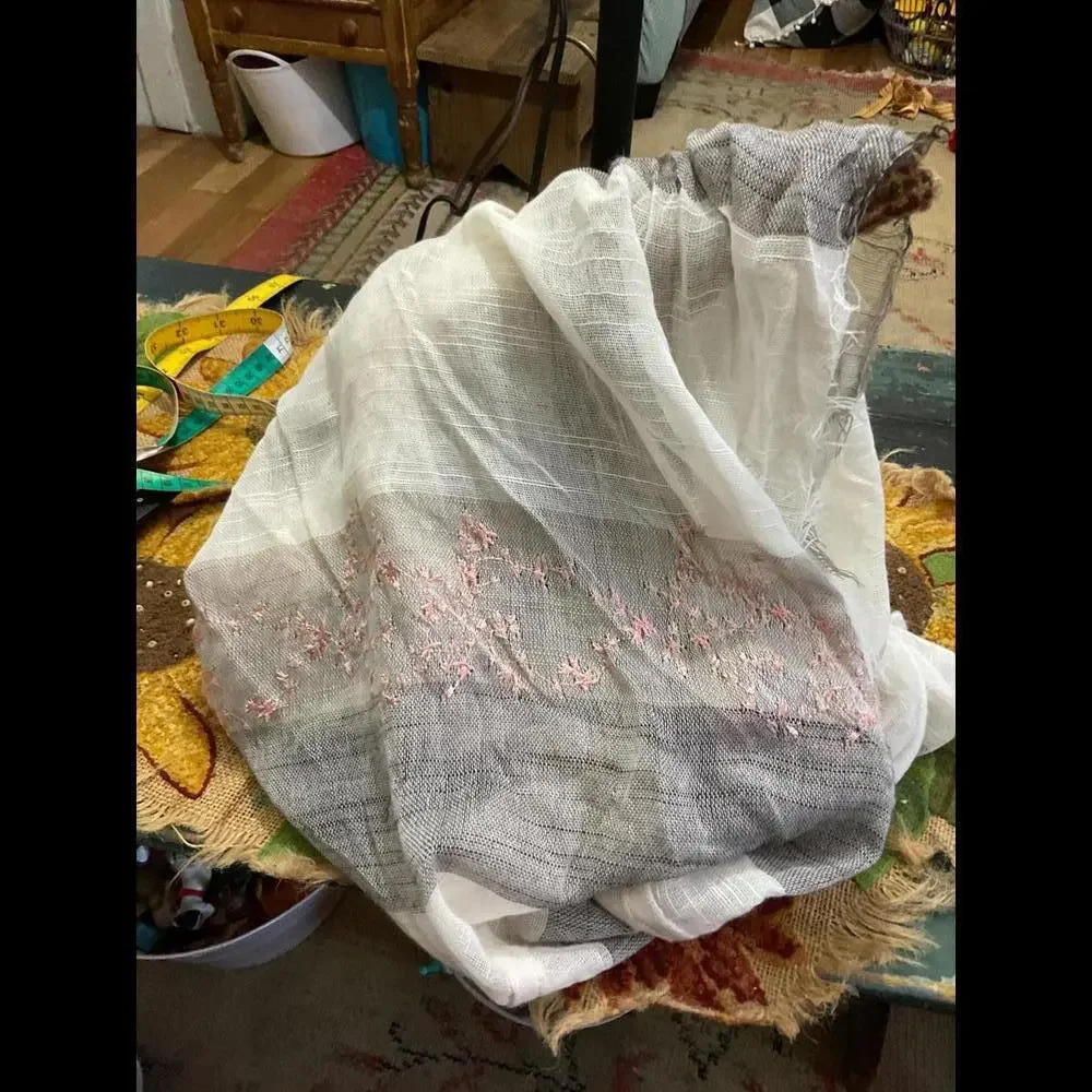 Gauzy Infinity scarf - Unique Artisan Design